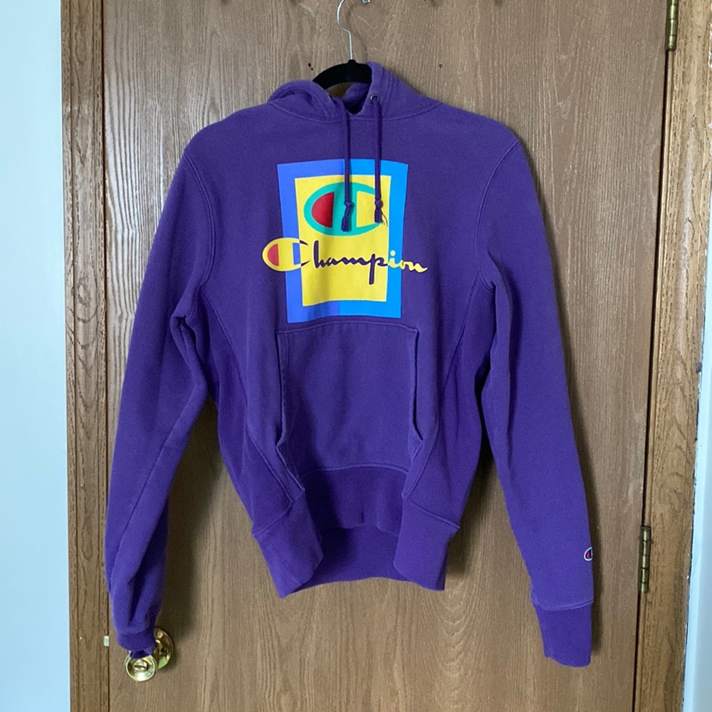 Mens champion retro sweatshirt - Picture 2 of 5